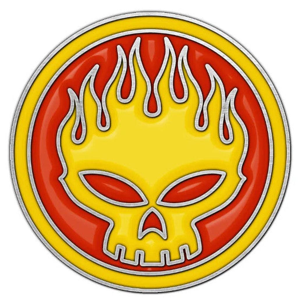 The Offspring - Skull logo metallinen pinssi - Hoopee.fi