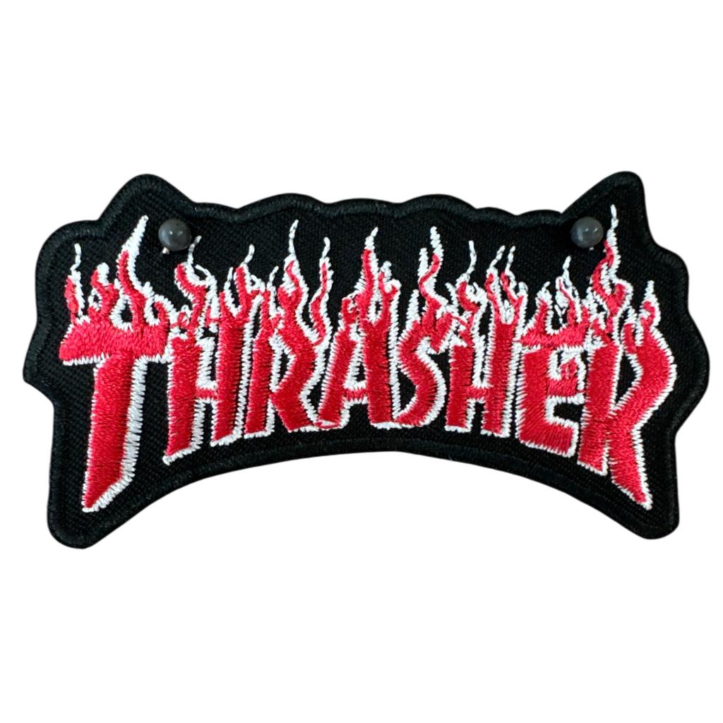 Thrasher flames hihamerkki - Hoopee.fi