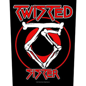 Twisted Sister - Circular logo selkämerkki - Hoopee.fi