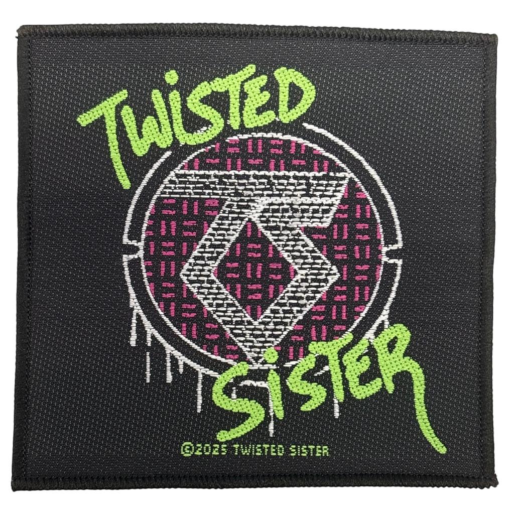 Twisted Sister - Spray logo kangasmerkki - Hoopee.fi