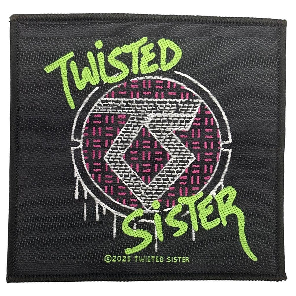 Twisted Sister - Spray logo kangasmerkki - Hoopee.fi