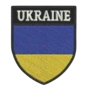 Ukraina hihamerkki 5×6 cm - Hoopee.fi
