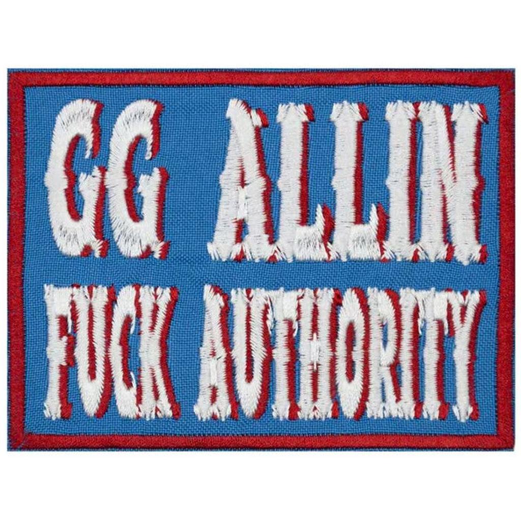 GG Allin - Fuck authority hihamerkki - Hoopee.fi