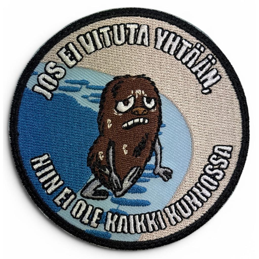 V-Käyrä kangasmerkki - Hoopee.fi