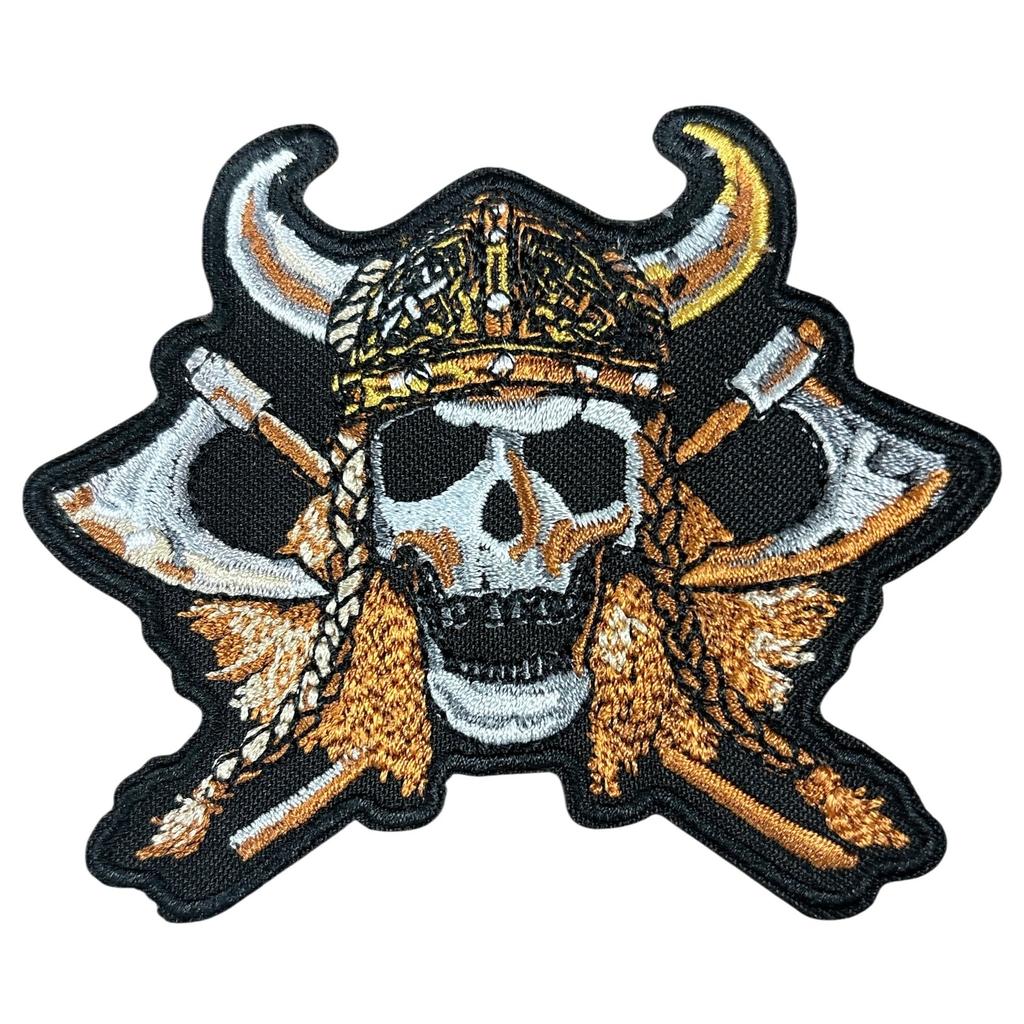 Valhalla Skull kangasmerkki - Hoopee.fi