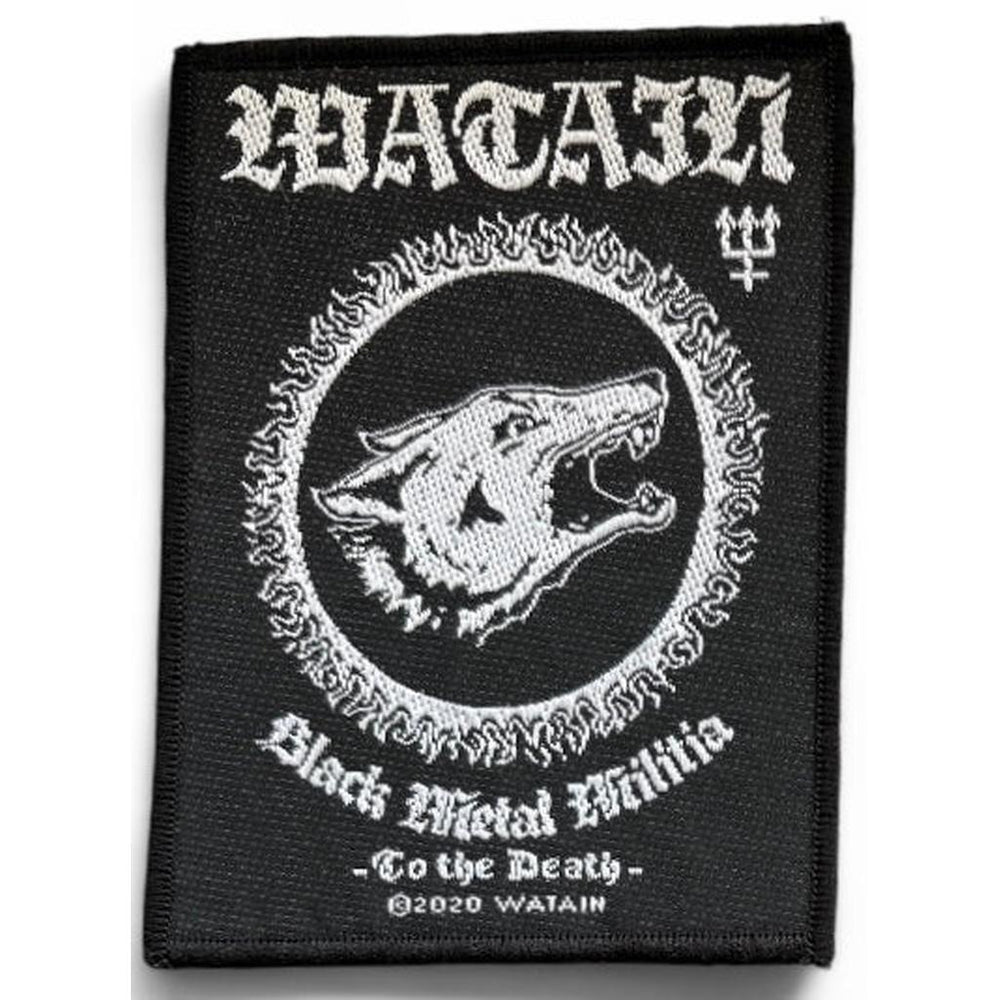 Watain - Black metal militia kangasmerkki - Hoopee.fi