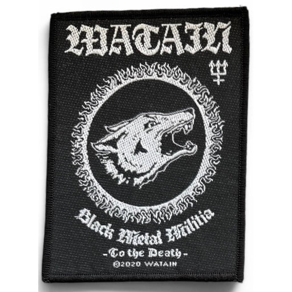 Watain - Black metal militia kangasmerkki - Hoopee.fi
