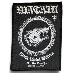 Watain - Black metal militia kangasmerkki - Hoopee.fi