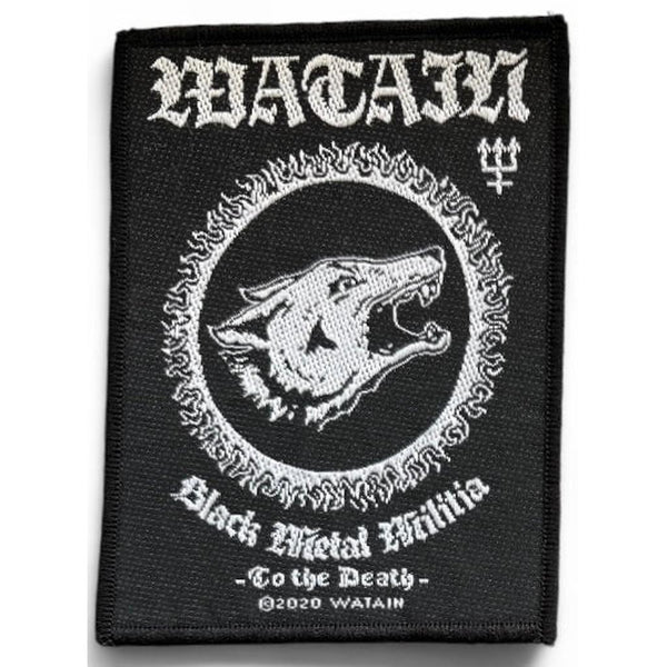 Watain - Black metal militia kangasmerkki - Hoopee.fi