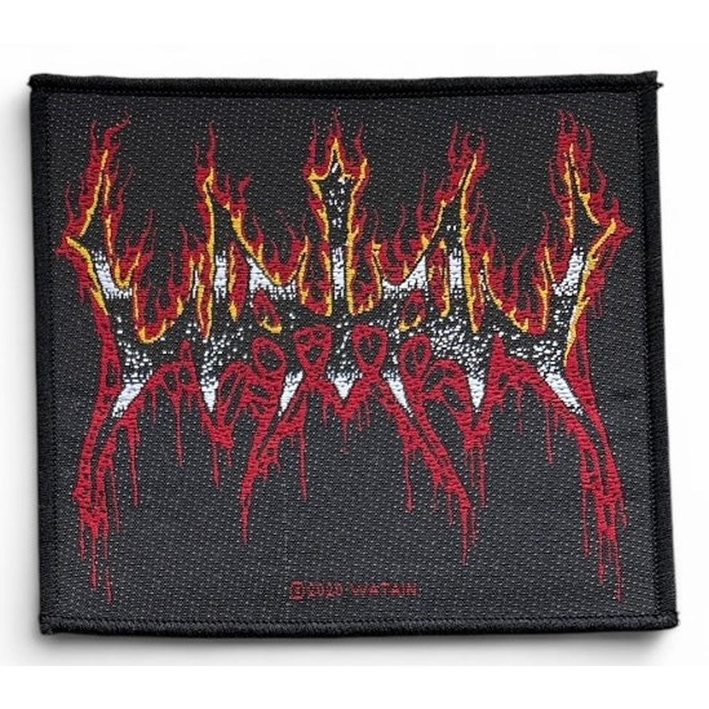 Watain - Flaming logo kangasmerkki - Hoopee.fi