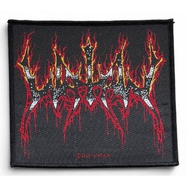 Watain - Flaming logo kangasmerkki - Hoopee.fi