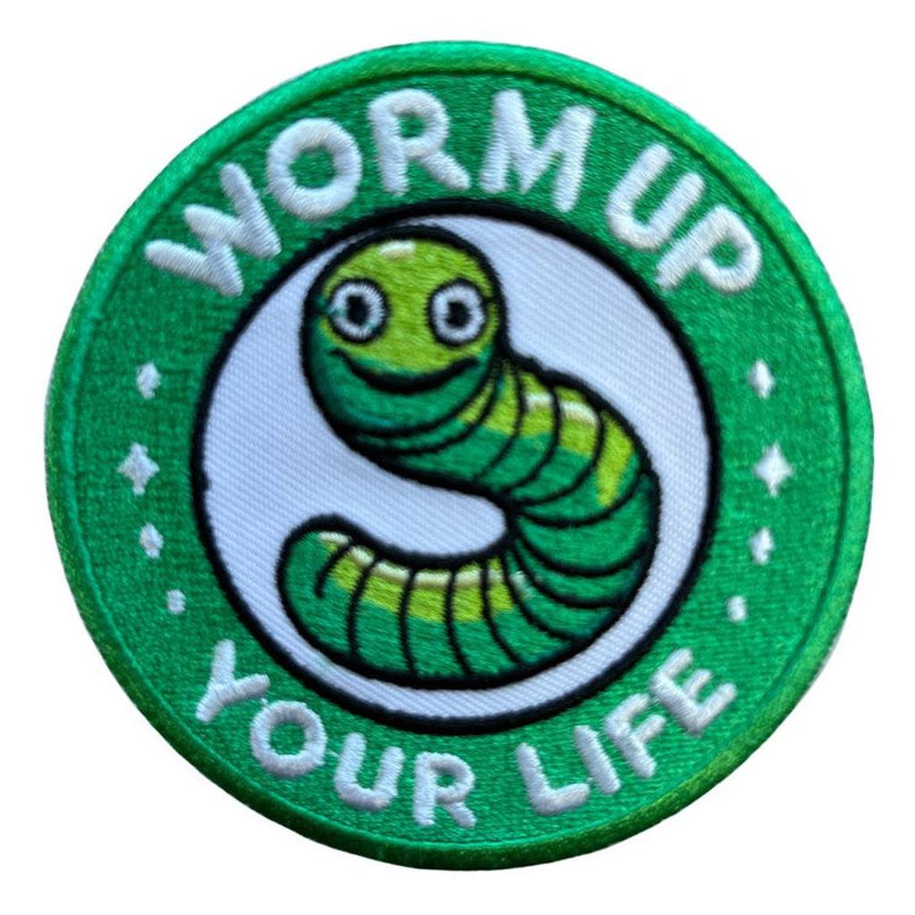 Worm up your life Kaalimato hihamerkki - Hoopee.fi