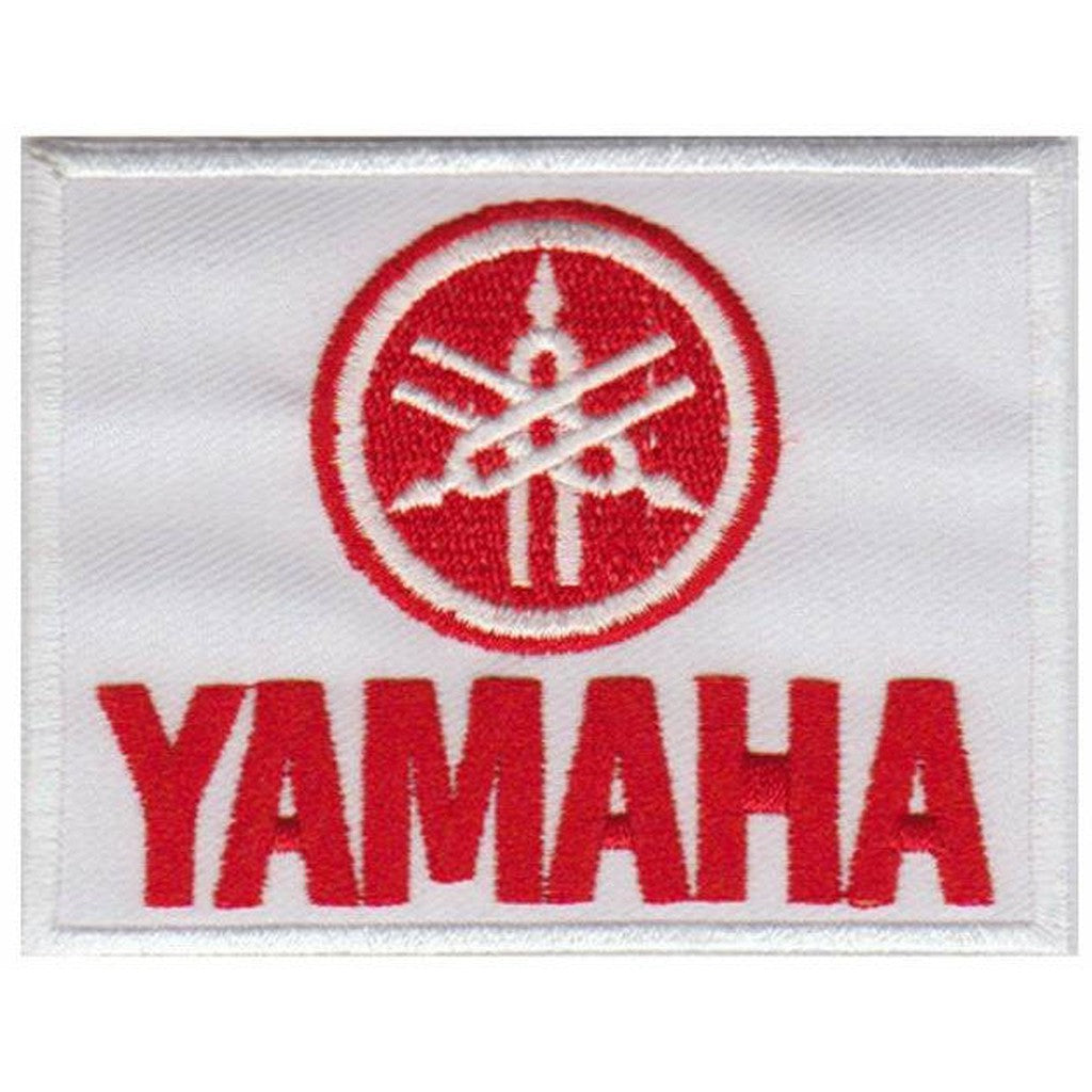 Yamaha - Red white logo kangasmerkki - Hoopee.fi