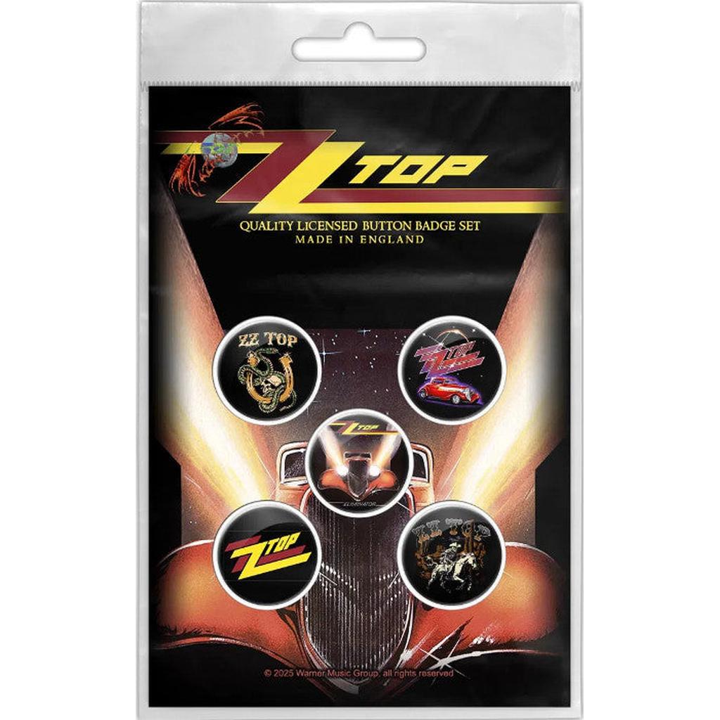 ZZ Top - Eliminator rintanappisetti - Hoopee.fi