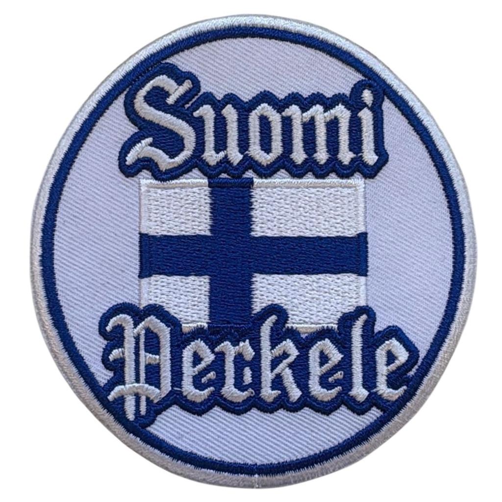 Suomi Perkele kangasmerkki - Hoopee.fi