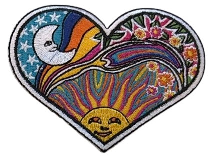 Luonnon harmonia sydämessä kangasmerkki