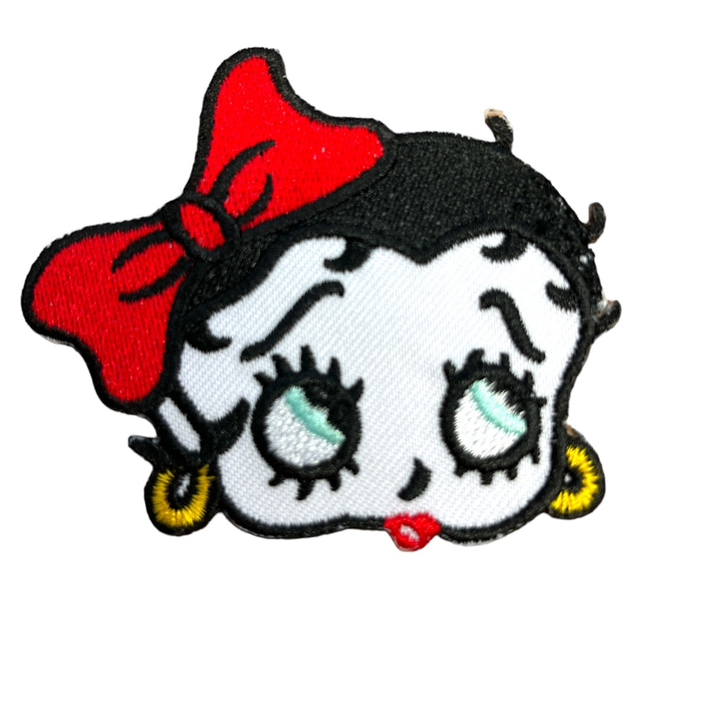 Betty Boop - Face kangasmerkki - Hoopee.fi