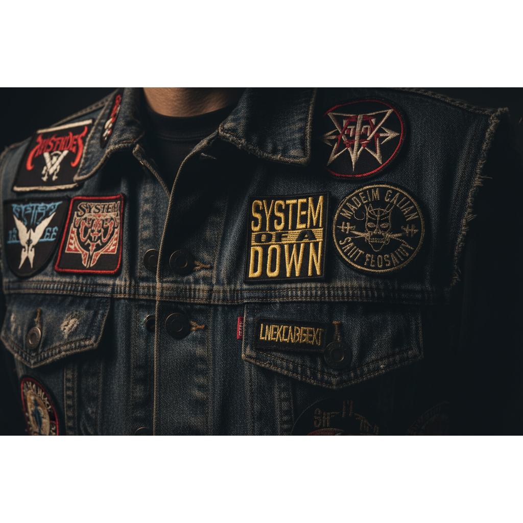 System of a Down - Gold logo hihamerkki - Hoopee.fi
