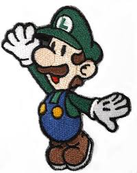 Super Mario - Luigi kangasmerkki