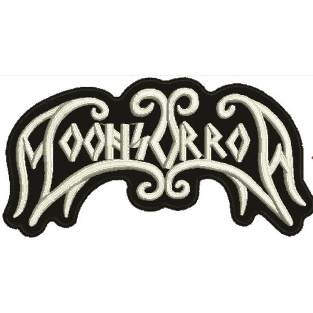 Moonsorrow - Shaped white logo hihamerkki - Hoopee.fi