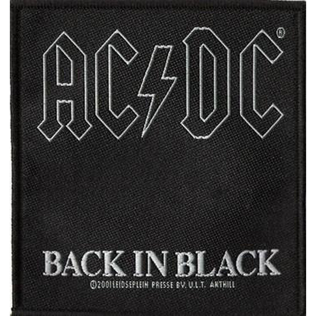 AC/DC - Back in black hihamerkki - Hoopee.fi