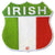 Irish Shield Flag, hihamerkki - Hoopee.fi