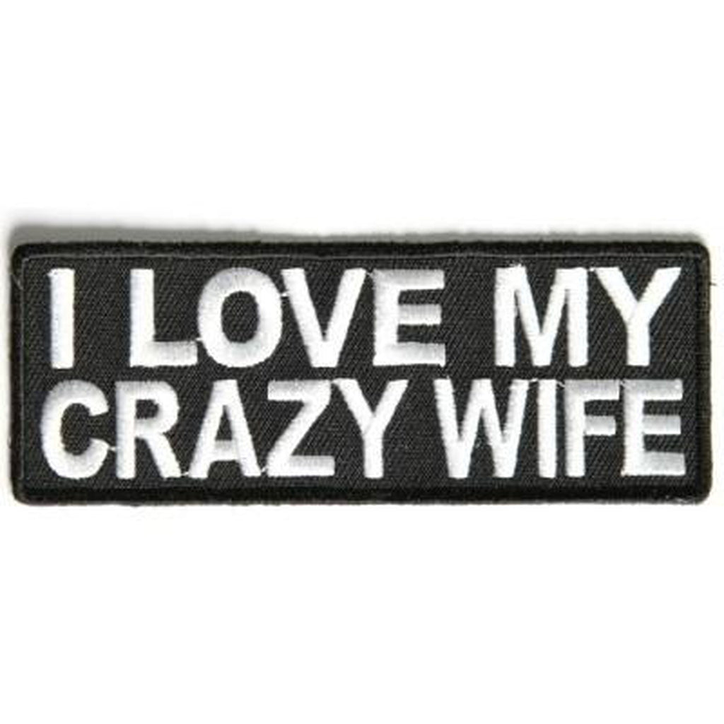 I love my crazy wife hihamerkki - Hoopee.fi