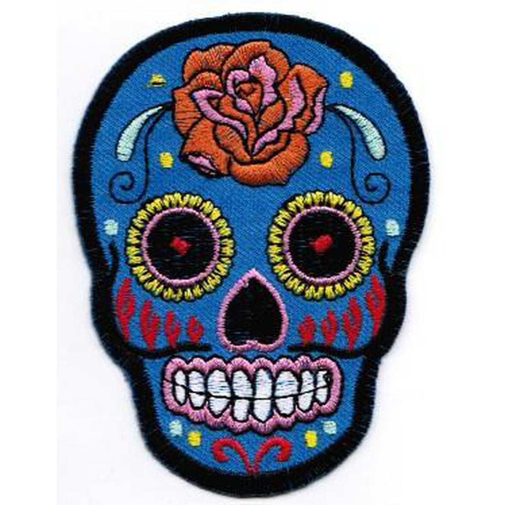 Sugar skull blue hihamerkki - Hoopee.fi