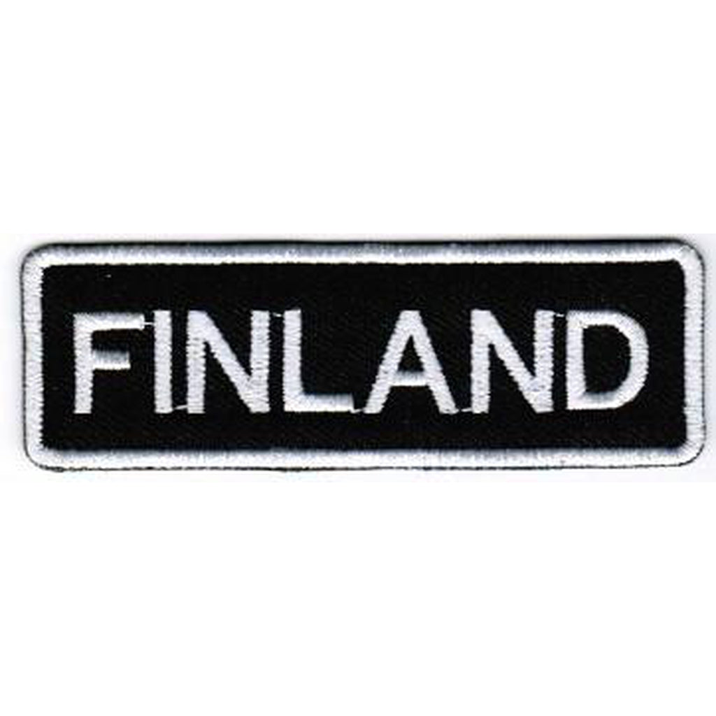 Finland text kangasmerkki - Hoopee.fi