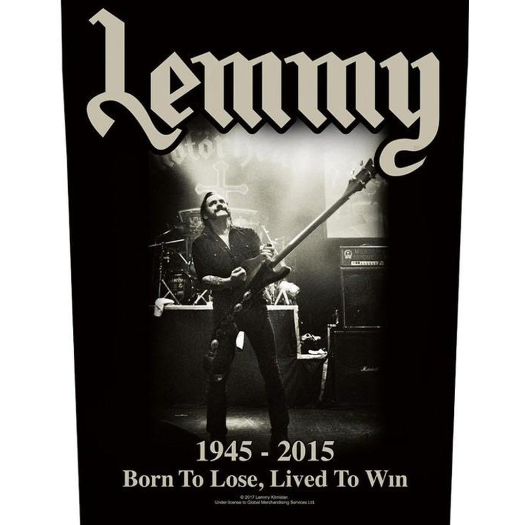 Lemmy - Lived to win selkämerkki - Hoopee.fi