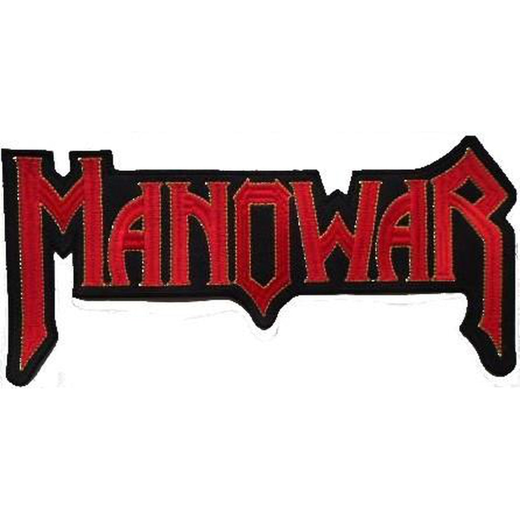 Manowar - Logo brodeerattu iso selkälätkä - Hoopee.fi