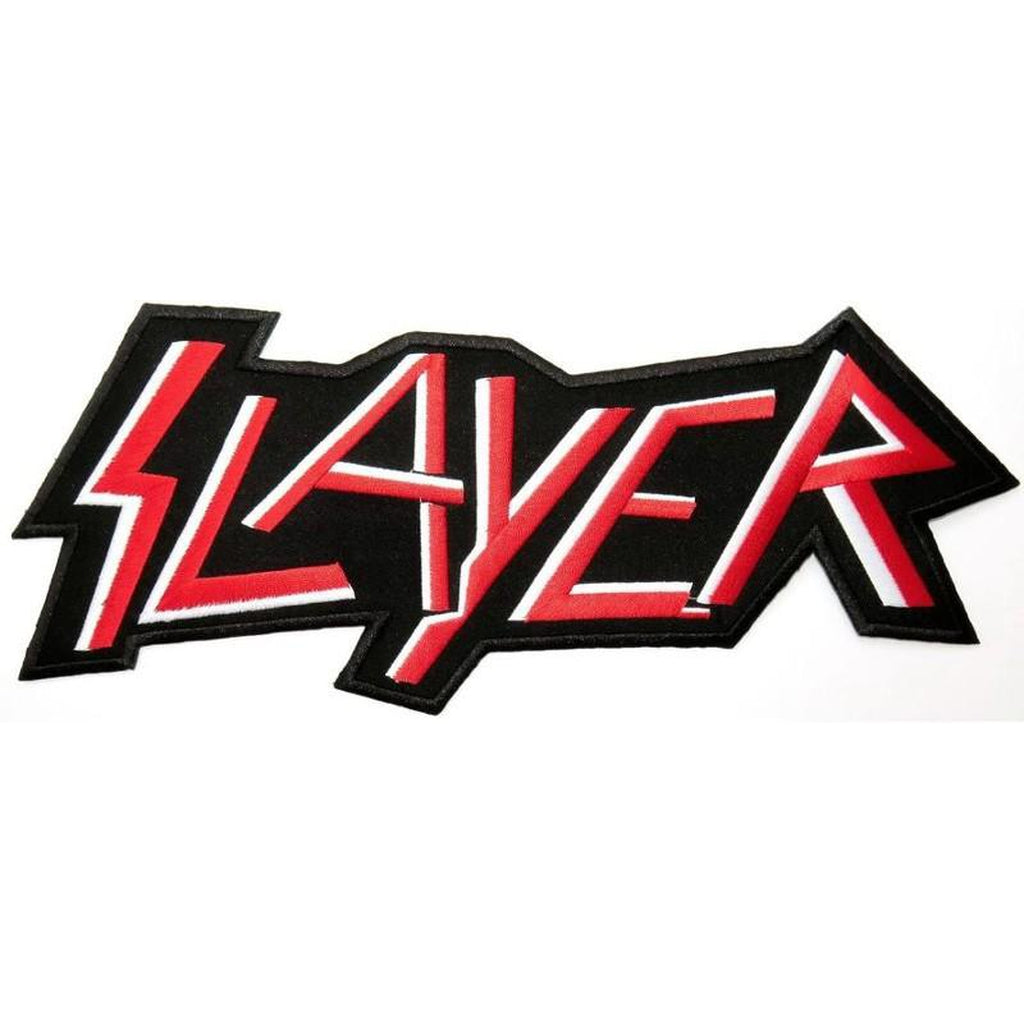 Slayerin logo brodeerattu selkämerkki - Hoopee.fi