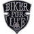 Biker For Life kangasmerkki - Hoopee.fi