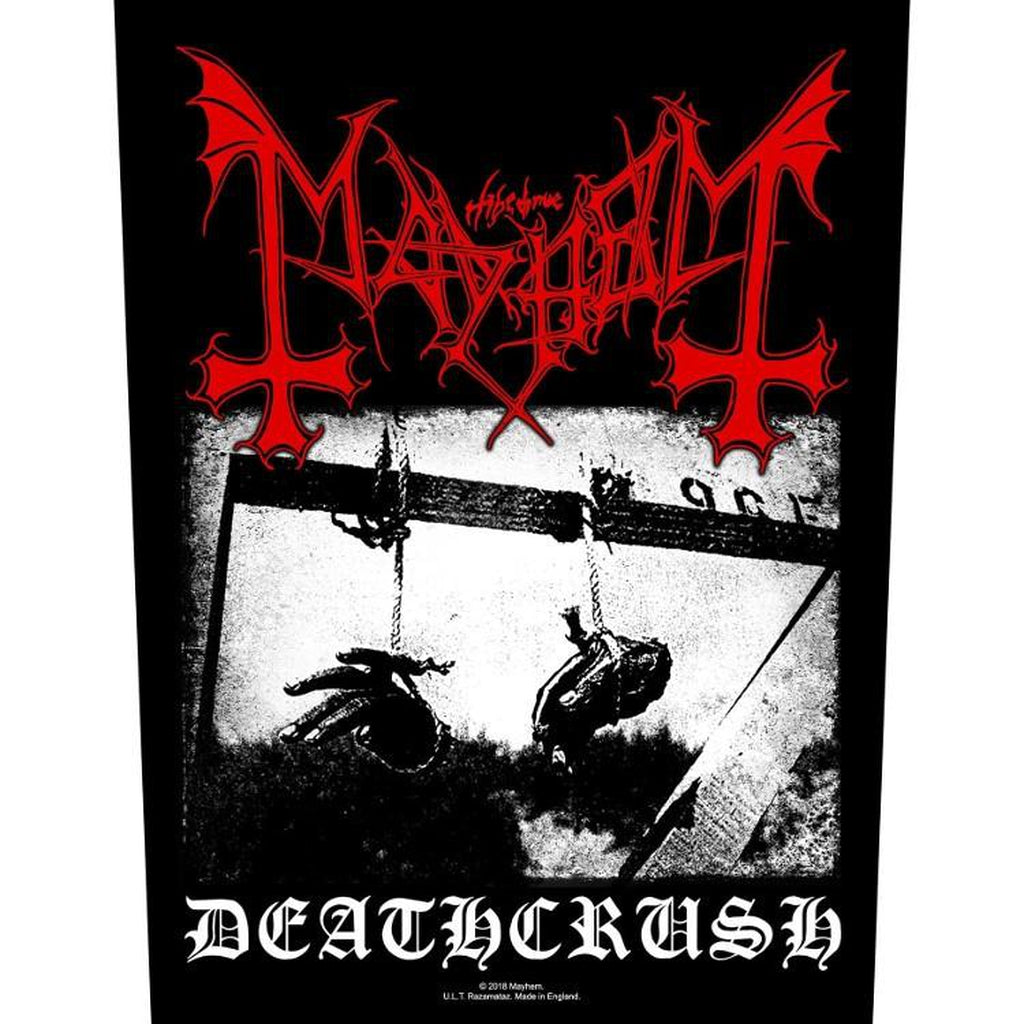 Mayhem - Deathcrush selkämerkki - Hoopee.fi