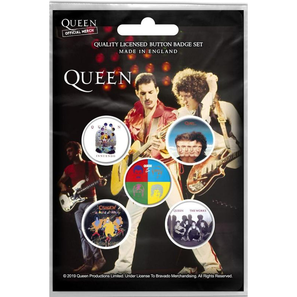 Queen - Later albums rintanappisetti - Hoopee.fi