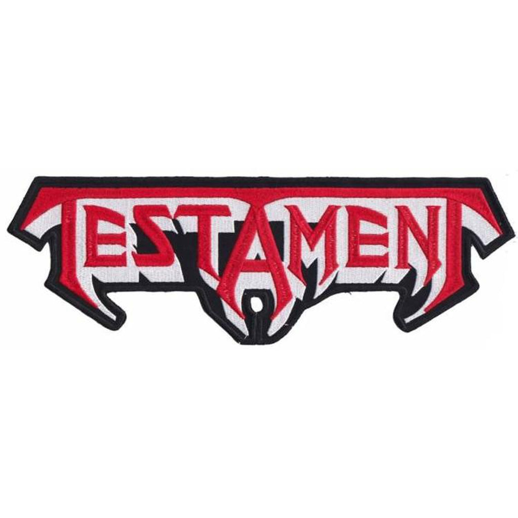 Testament - Logo brodeerattu selkämerkki - Hoopee.fi