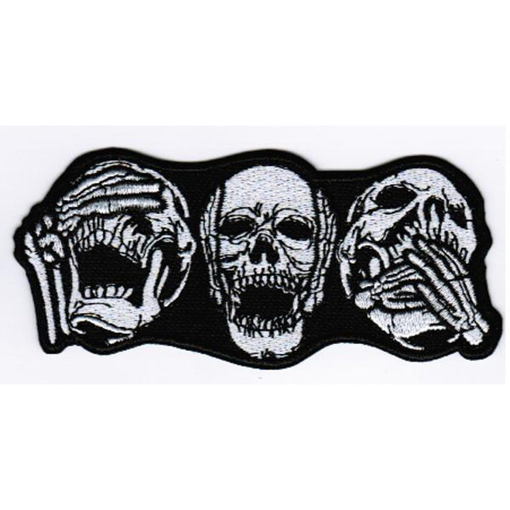 Kolme kalloa hihamerkki - Hoopee.fi