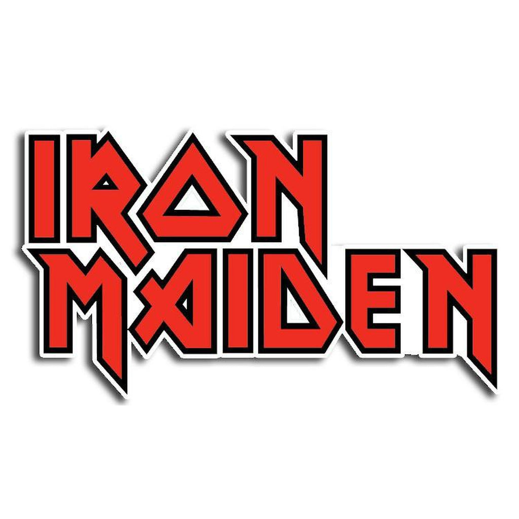 Iron Maiden 2-row logo tarra - Hoopee.fi
