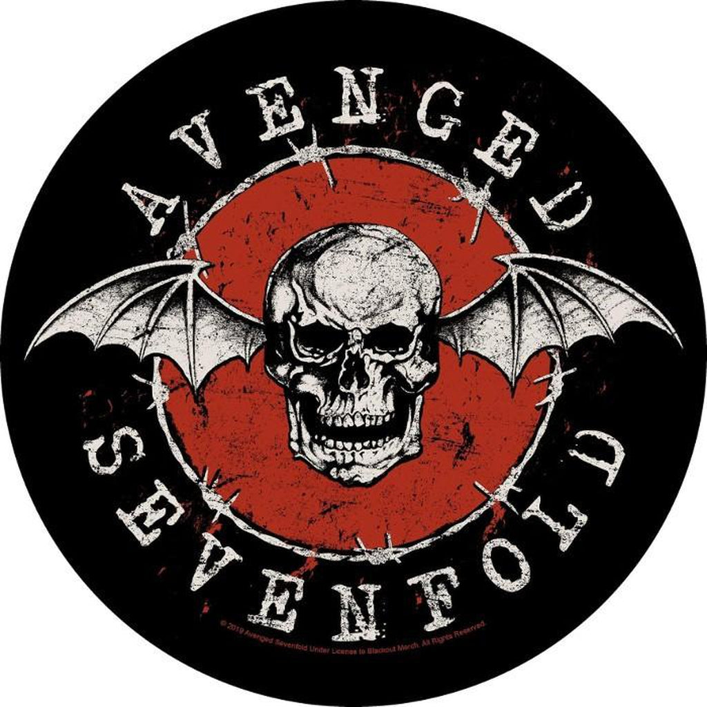 Avenged Sevenfold - Distressed skull selkämerkki - Hoopee.fi
