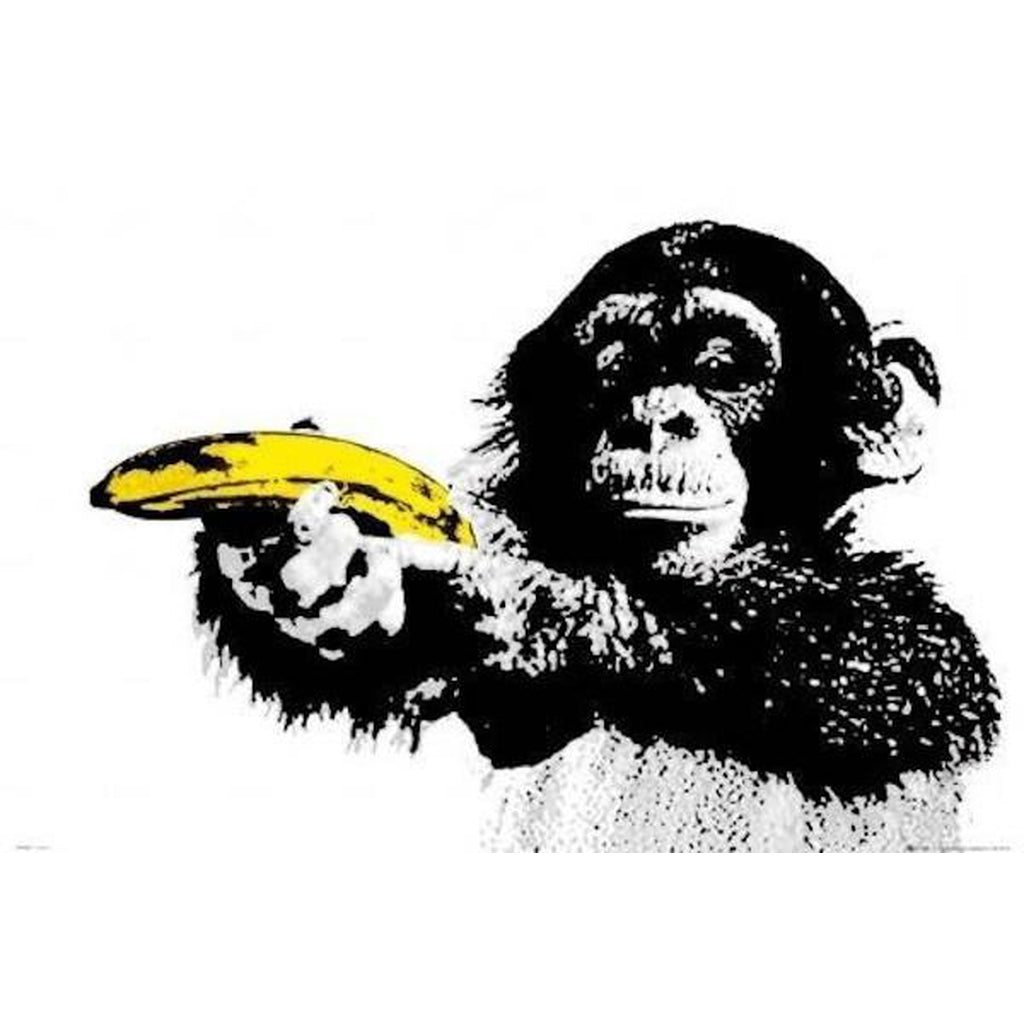 Chimp with banana tarra - Hoopee.fi