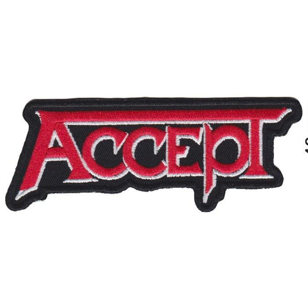 Accept - Red logo kangasmerkki - Hoopee.fi