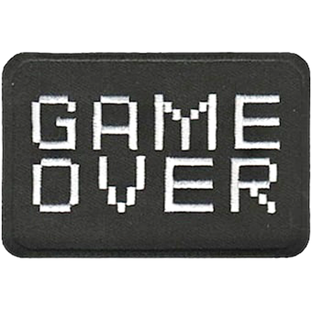 Game Over kangasmerkki - Hoopee.fi