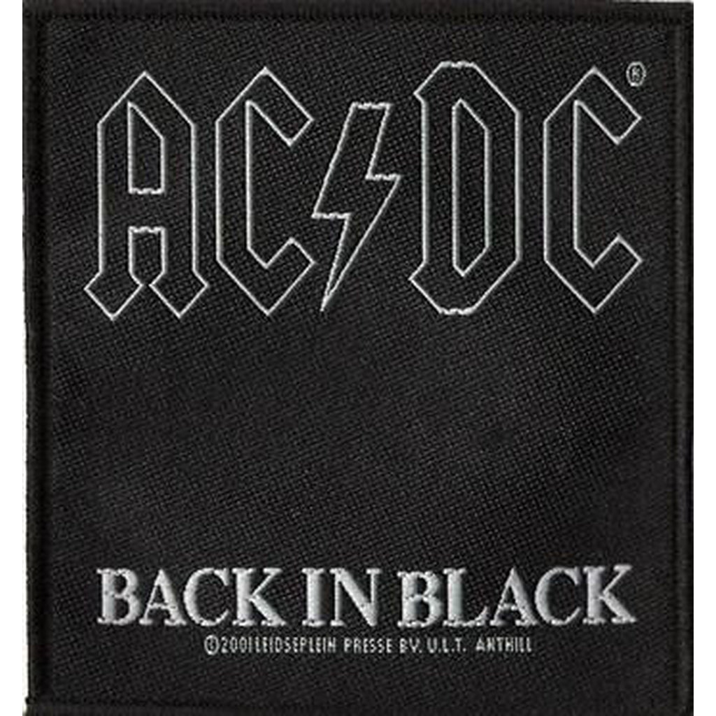 AC/DC - Back in black hihamerkki - Hoopee.fi