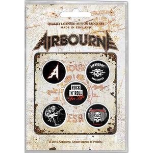 Airbourne - Boneshaker rintanappisetti - Hoopee.fi