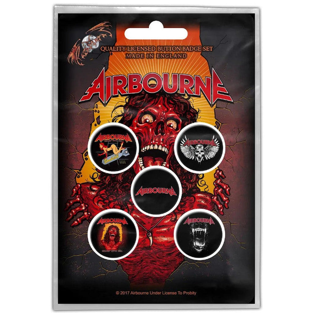 Airbourne - Breakin outta hell rintanappisetti - Hoopee.fi