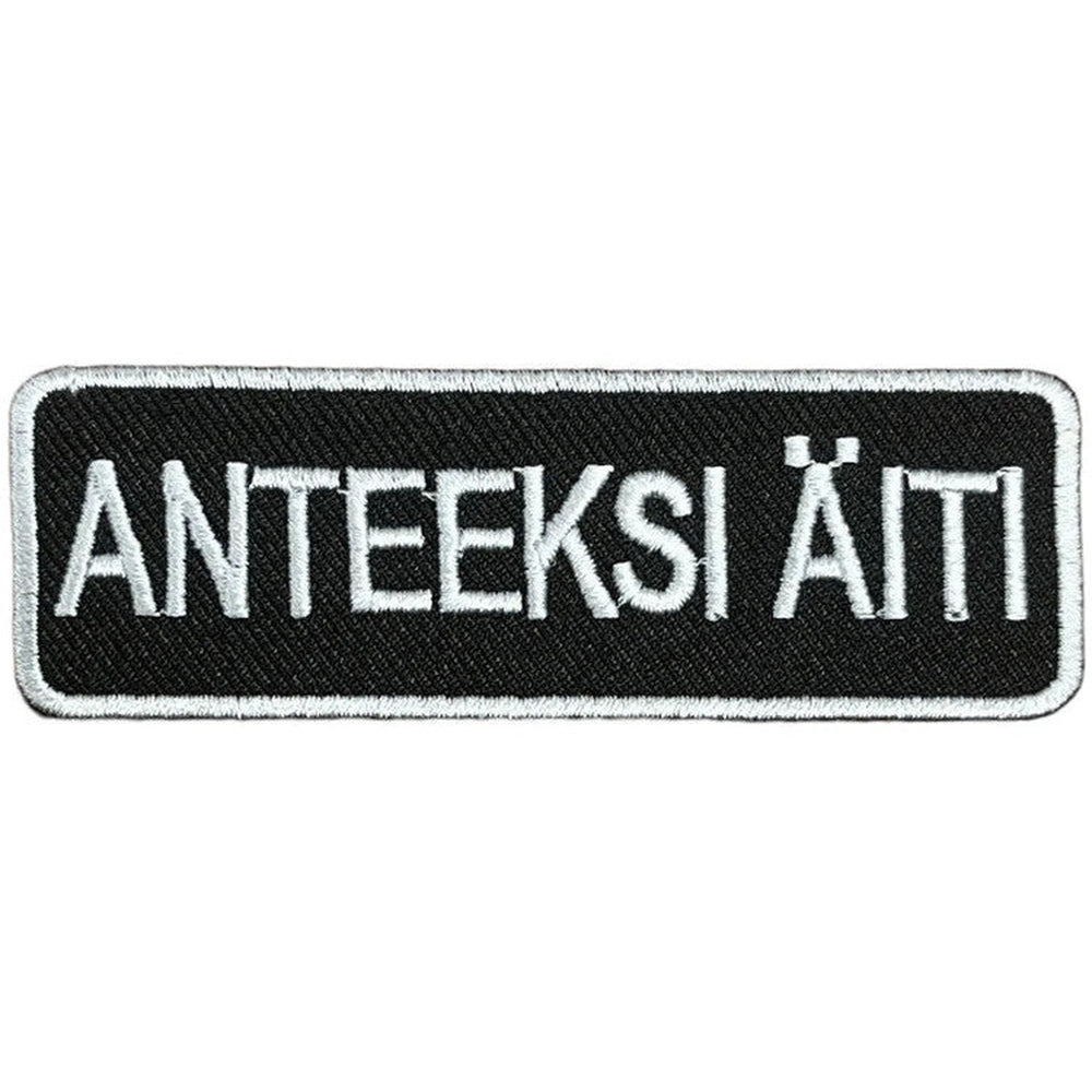 Anteeksi Äiti kangasmerkki - Hoopee.fi