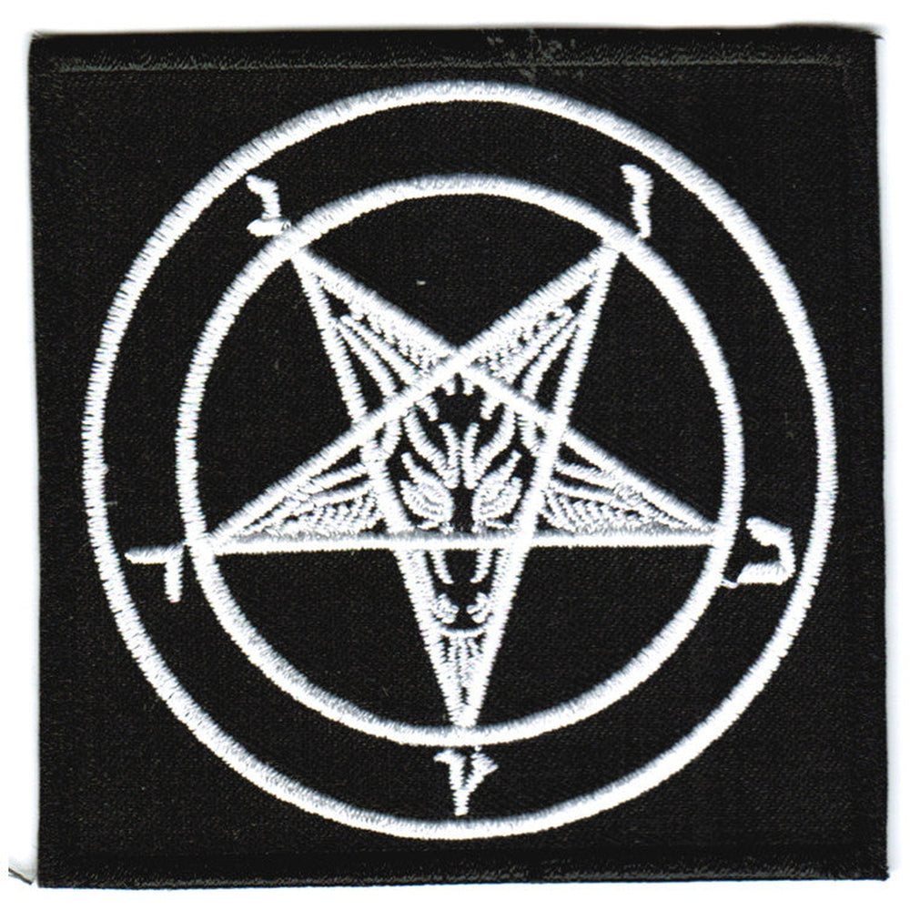 Baphomet neliön muoto kangasmerkki - Hoopee.fi