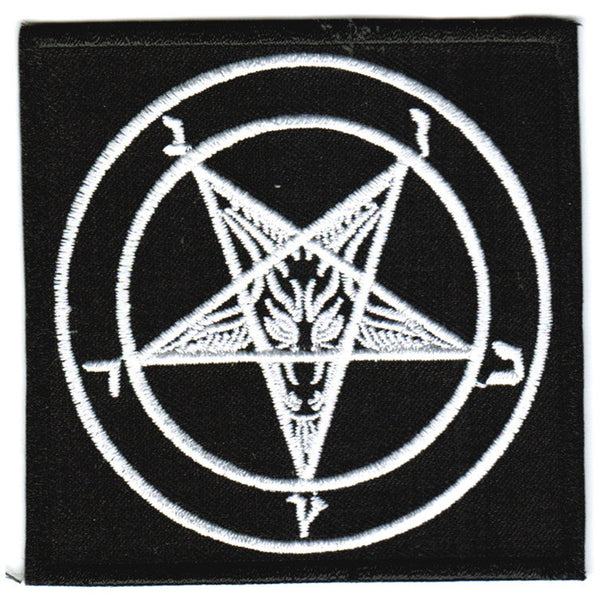 Baphomet neliön muoto kangasmerkki - Hoopee.fi