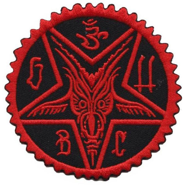 Baphomet red kangasmerkki - Hoopee.fi