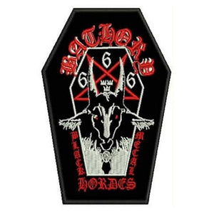 Bathory - 666 hihamerkki – brodeerattu kangasmerkki 6 x 8 cm - Hoopee.fi